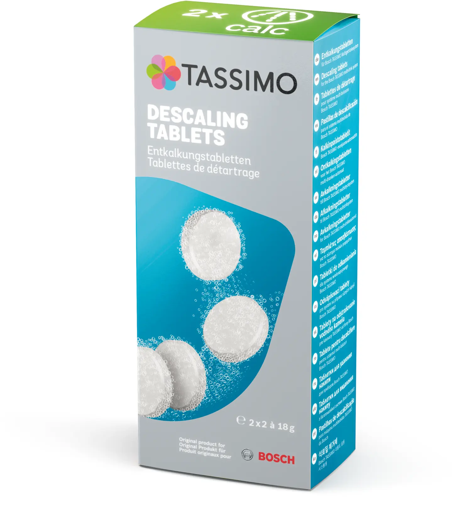 TASSIMO ontkalkingstabletten - 4x 18 gram 00311909 • TCZ6004