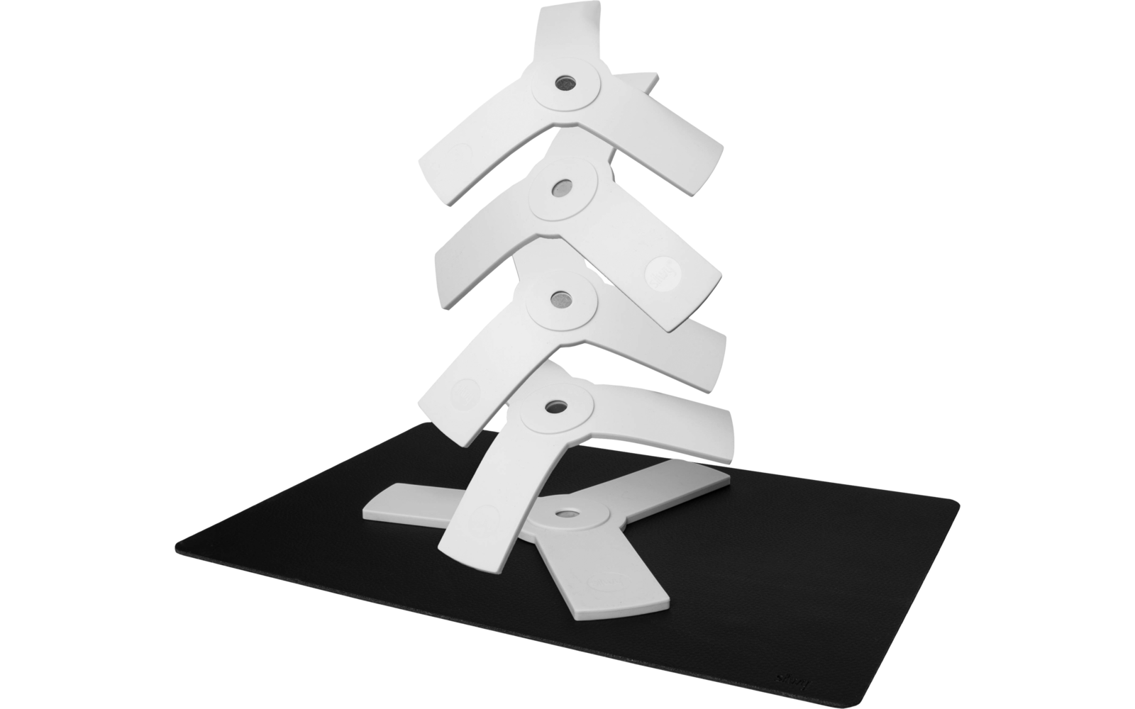 Silwy Magnet Adapter Sandwich Bundle für das Fixieren von Geschirr 5 Stück