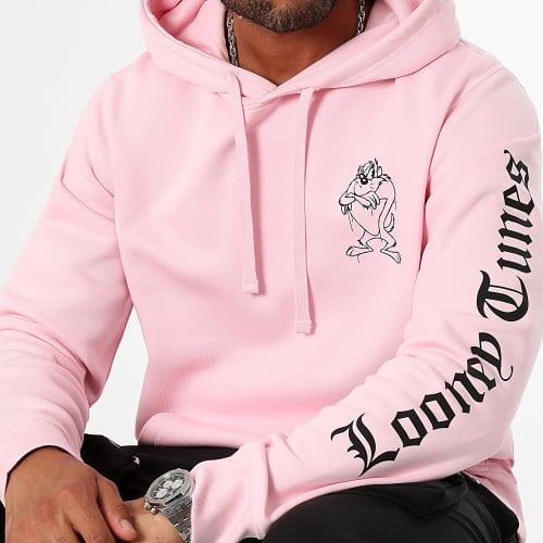 Sweat Capuche Sleeves Angry Taz Rose