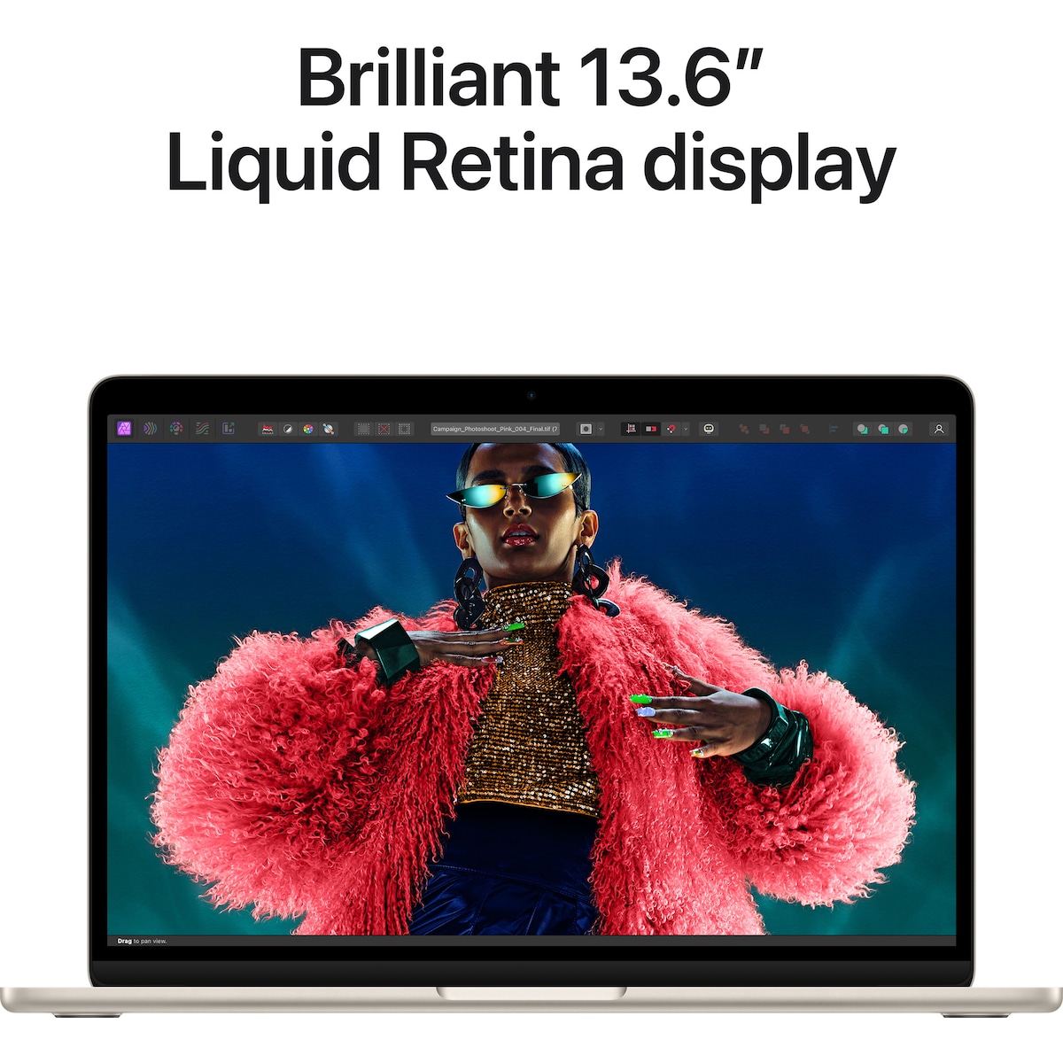 MacBook Air 13 M3 10C GPU/24/1TB (stjerneskinn)