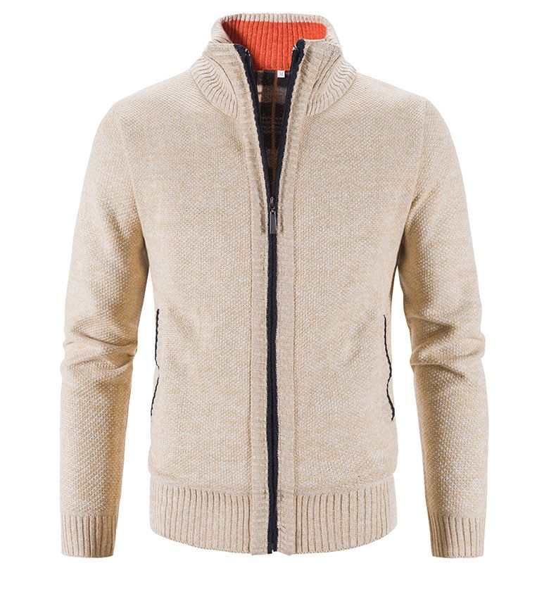 YIKES - Effen cardigan met opstaande kraag en rits
