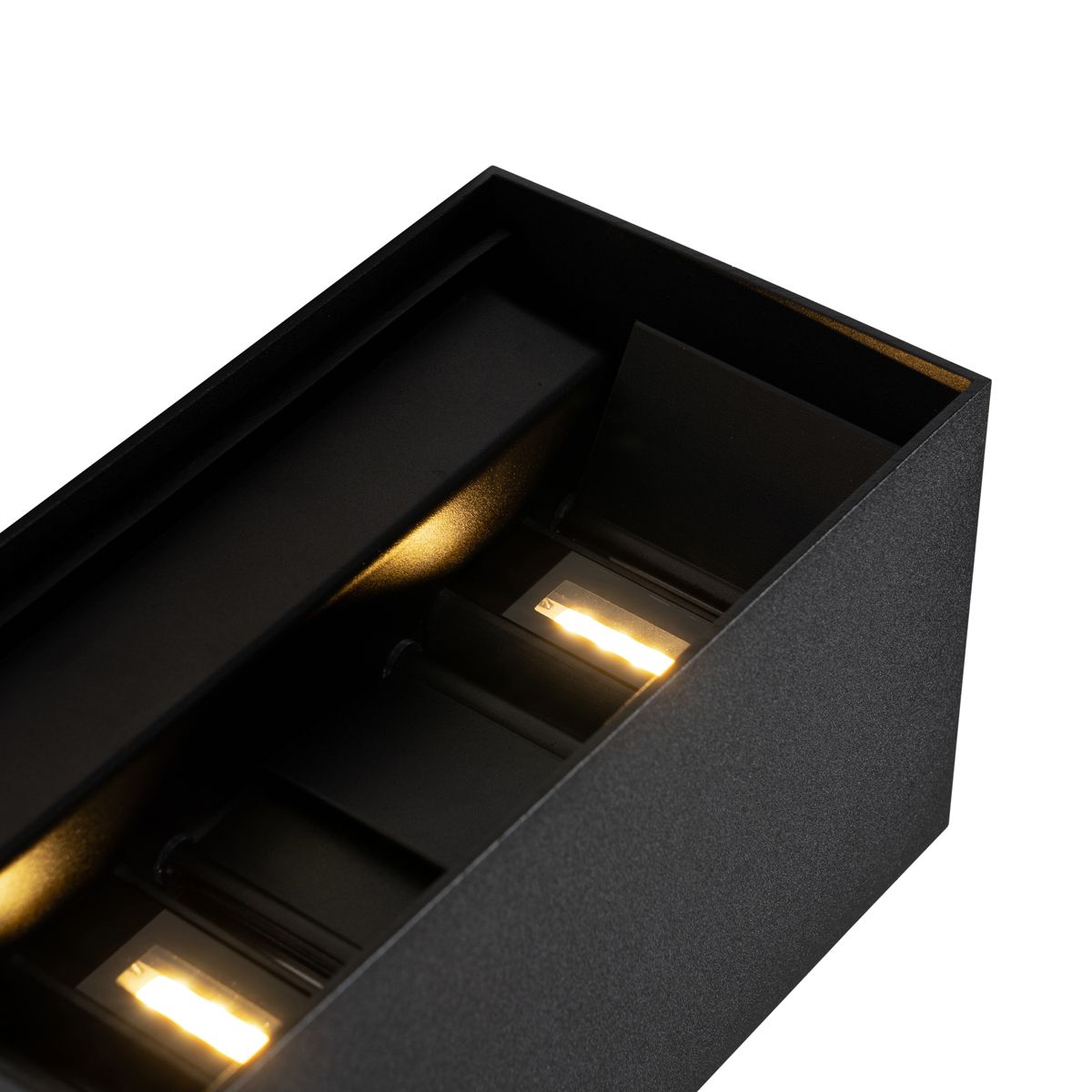 Buiten wandlamp zwart incl. LED 4-lichts IP54 - Edwin