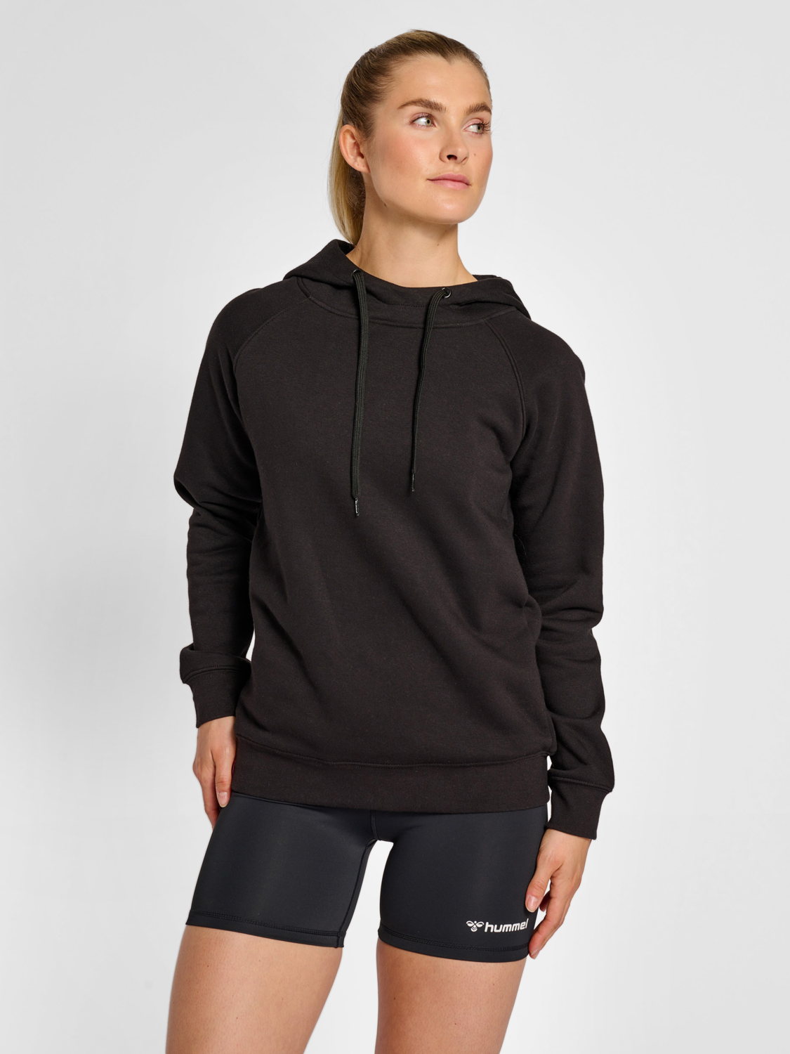 hmlRED HEAVY HOODIE WOMAN