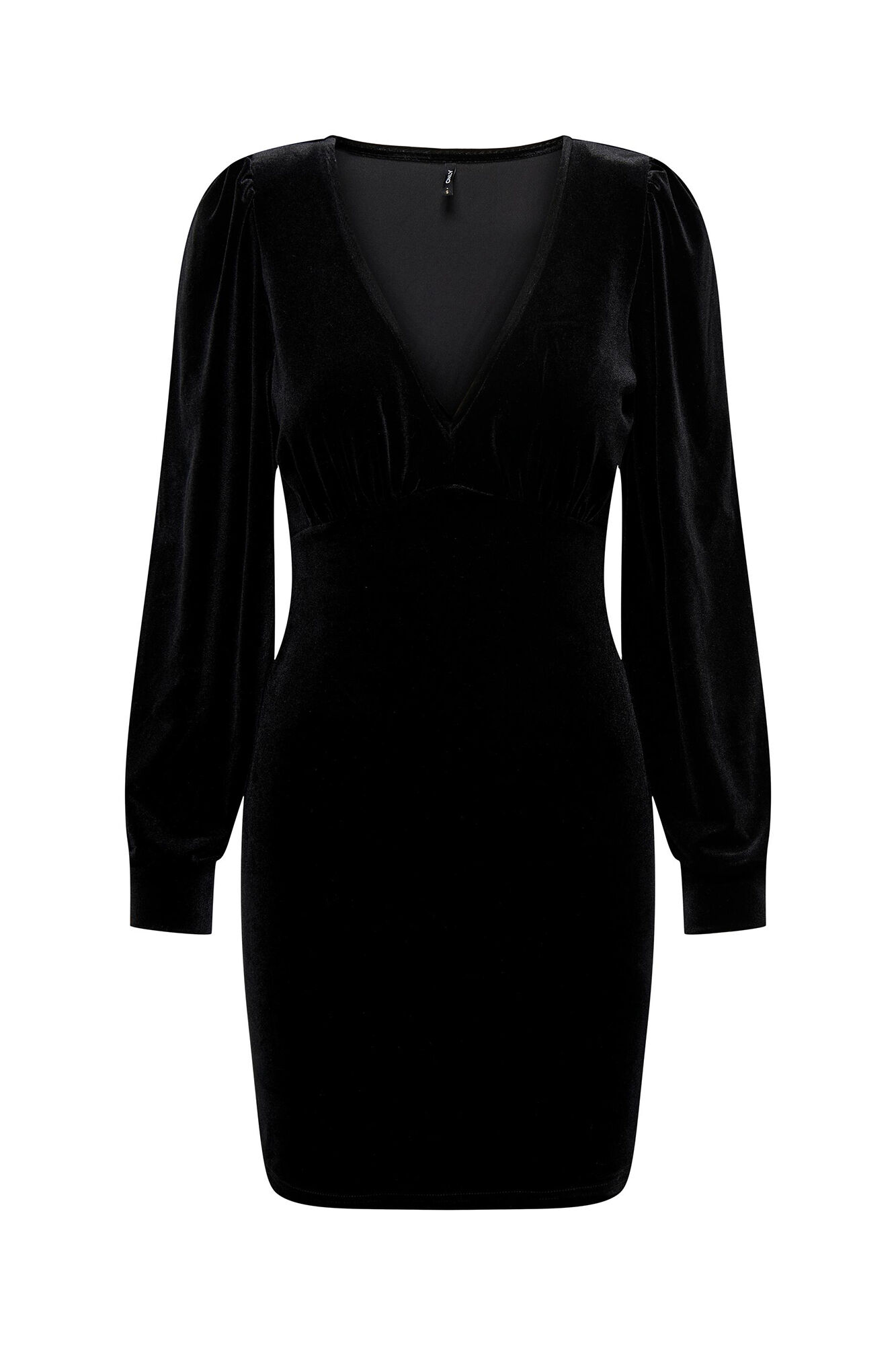 Vestido curto de veludo