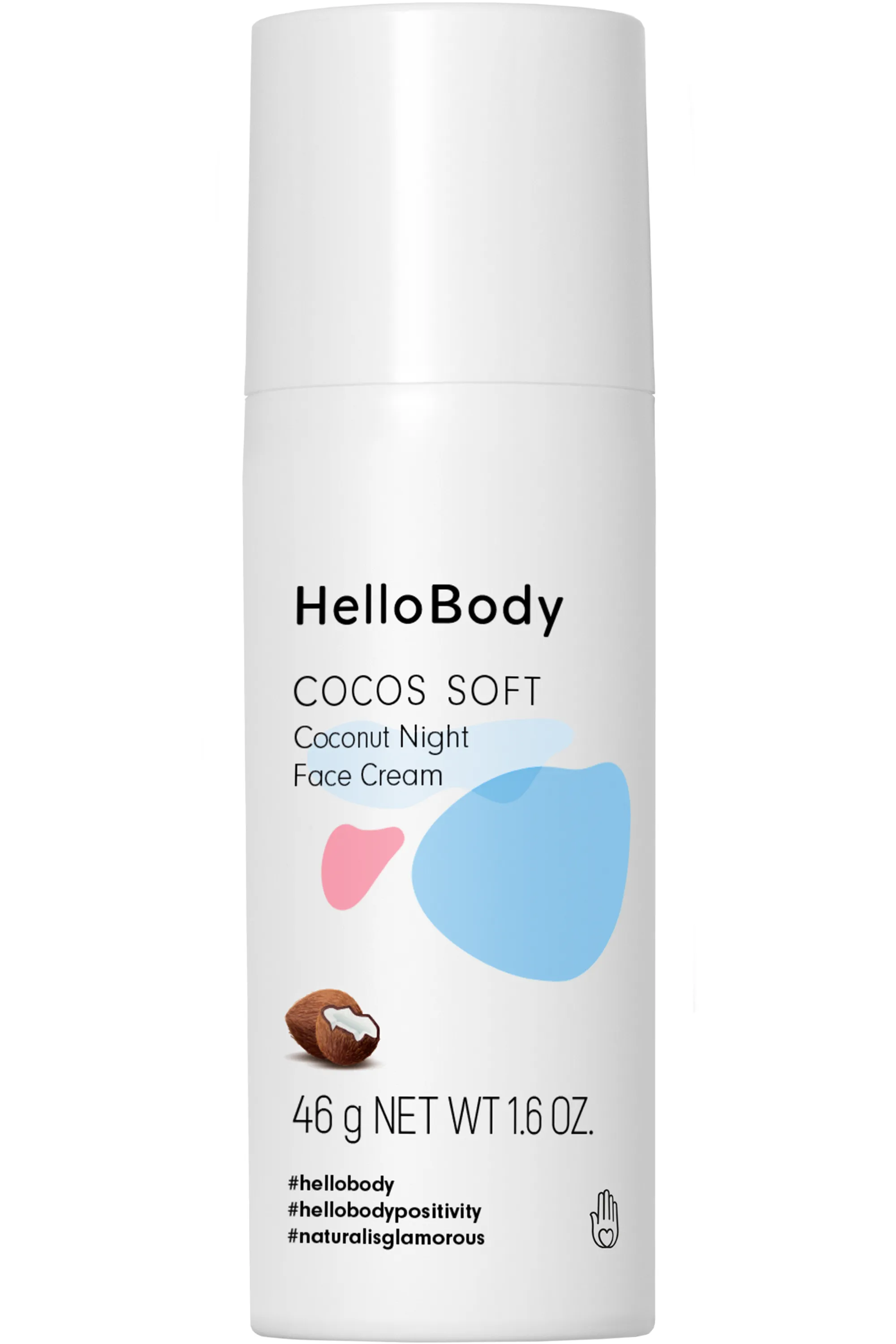 HelloBody Crème de nuit Cocos Soft-50 ml