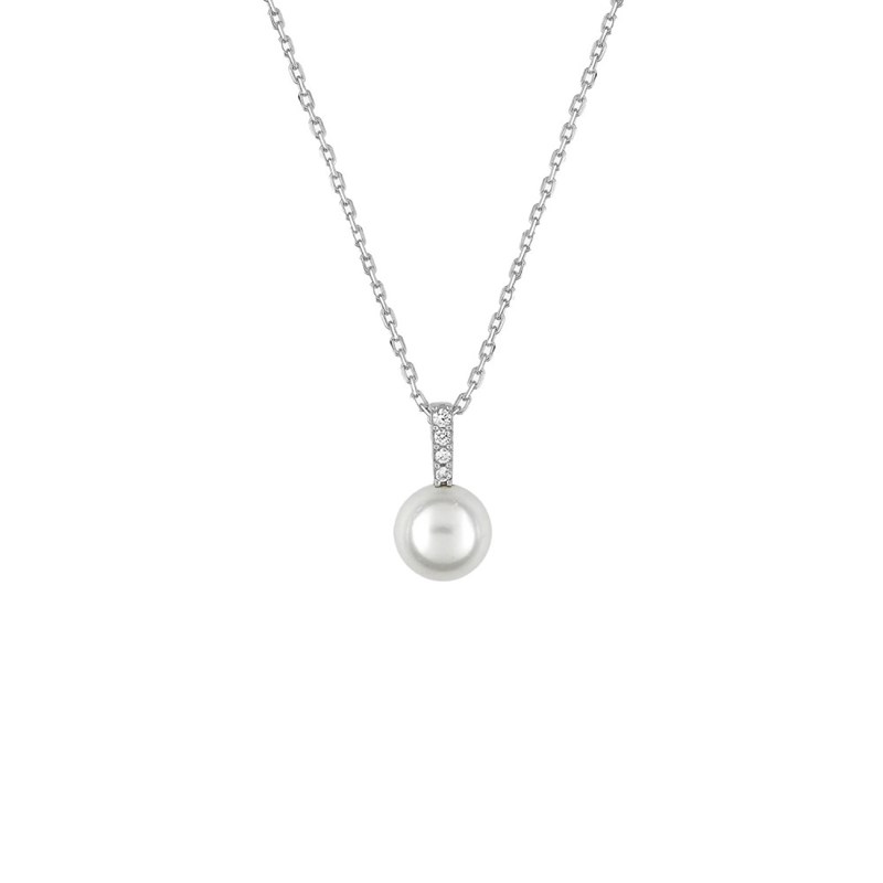Collier Femme - Oxyde de zirconium - Argent 925 - Longueur : 42 cm