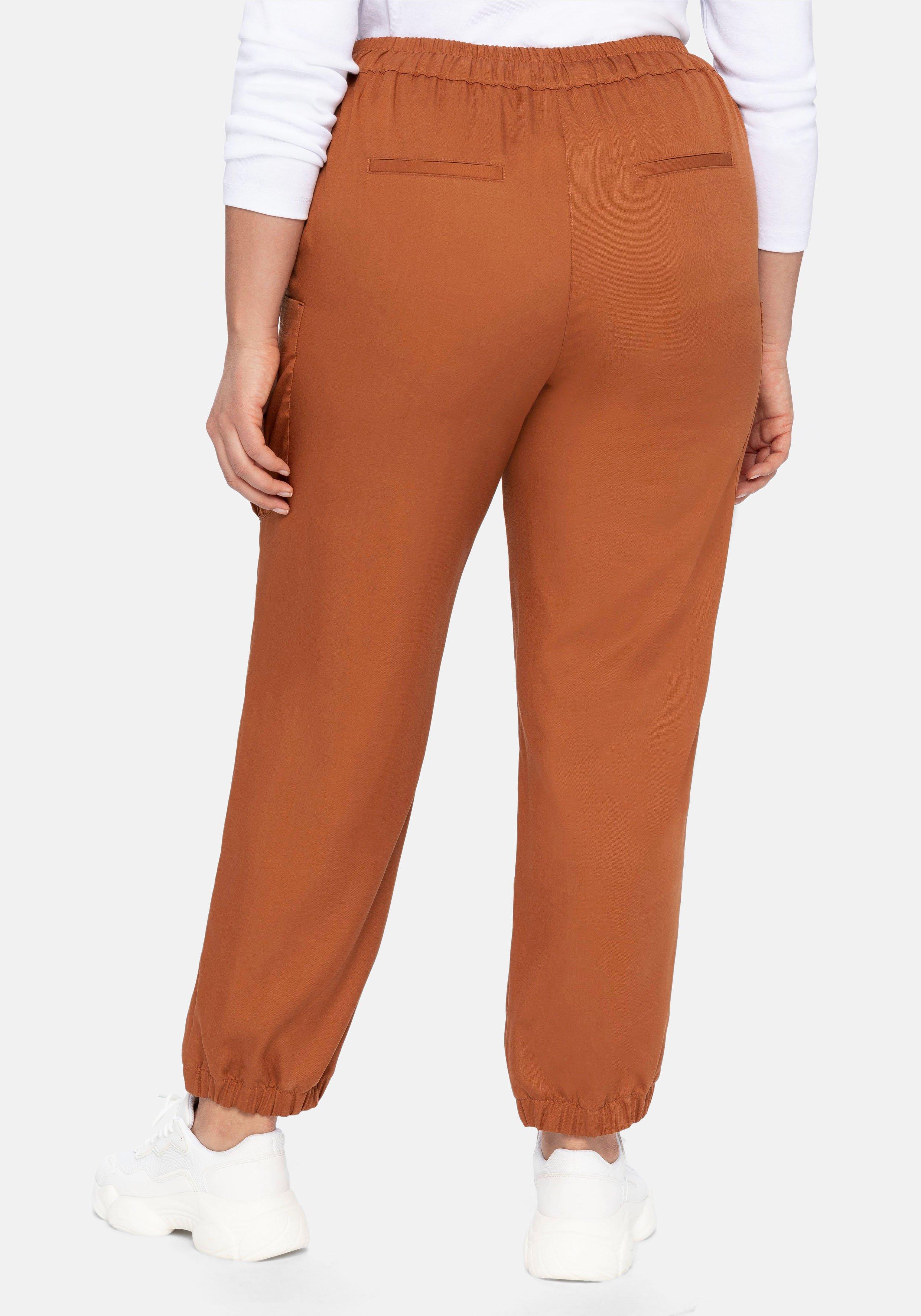 Cargohose mit Schlupfbund, aus TENCEL™ Lyocell