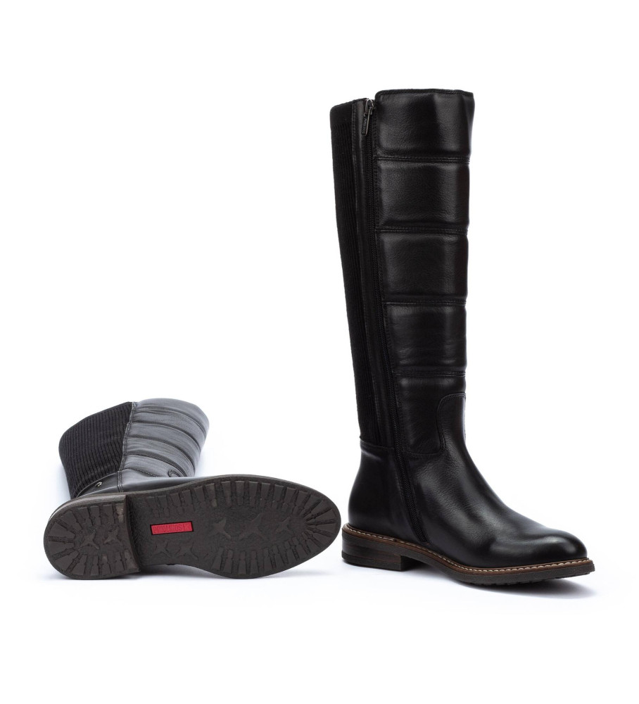 Botas Pikolinos Aldaya de couro preto