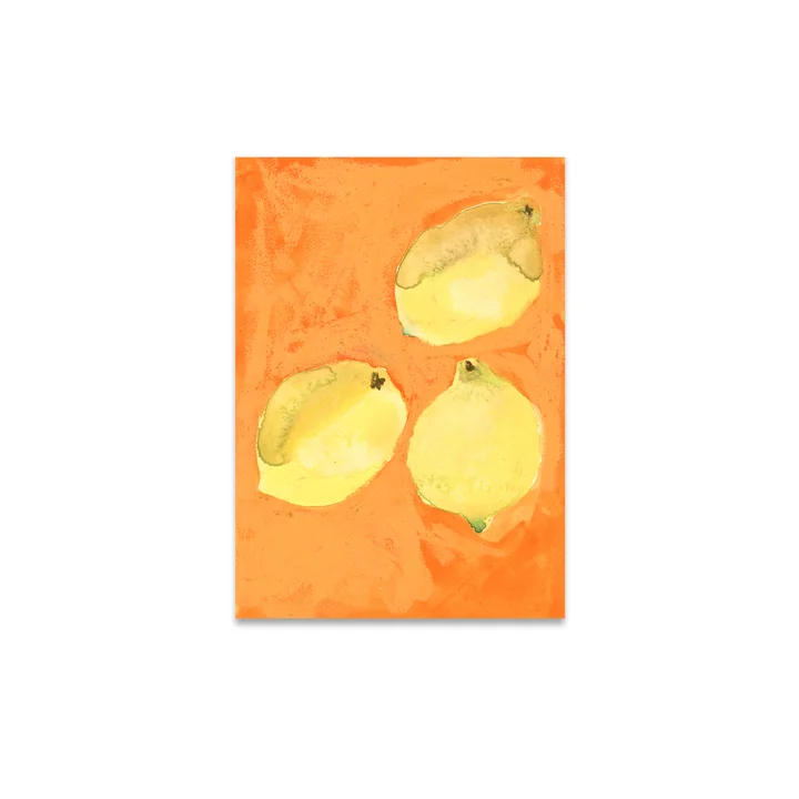 Paper Collective - Lemons Poster, 30 x 40 cm
