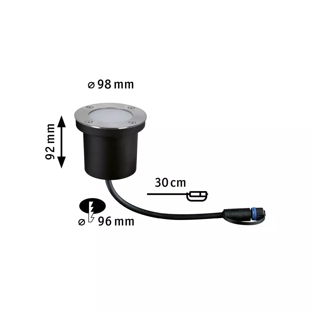 LED-Bodeneinbauleuchte Plug&Shine