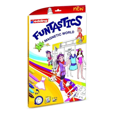 edding 51156 Bastelset Magnetic World Set Top Model FUNTASTIC