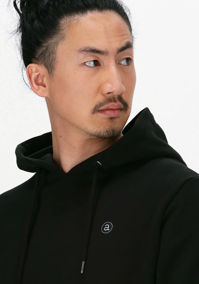 ANERKJENDT zwarte anerkjendt sweater aknigel organic hoodie
