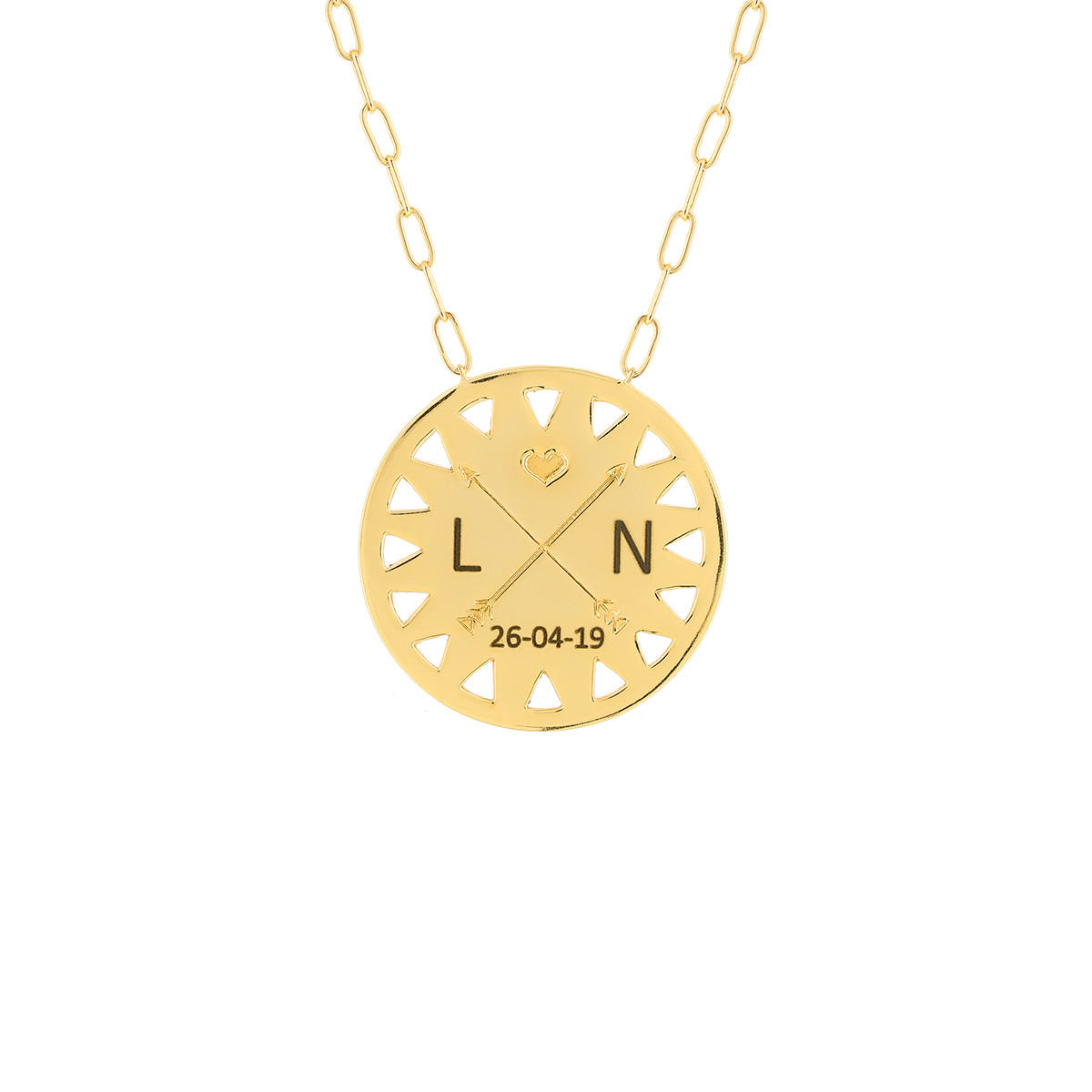 Collier doré 43 à 45 cm