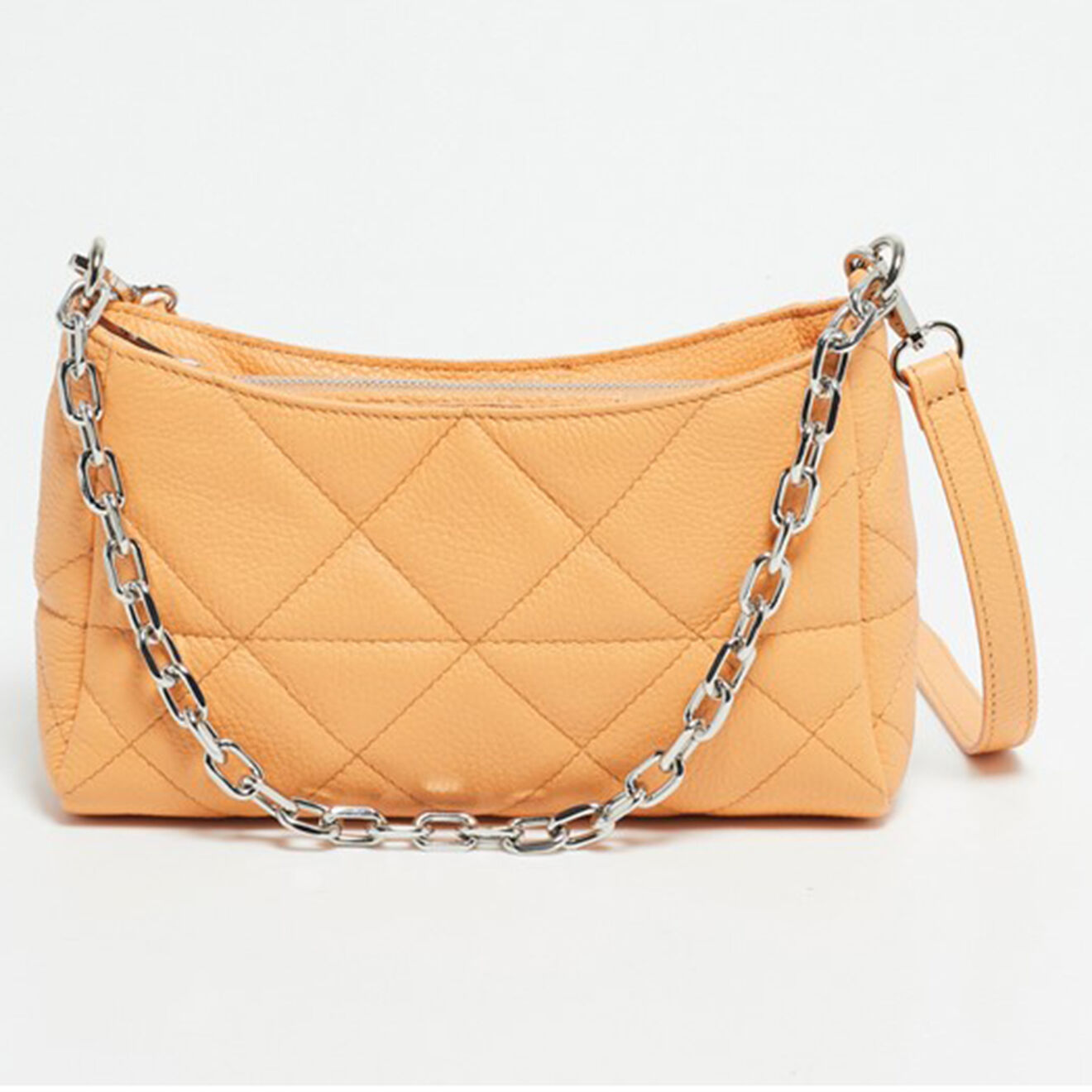 Christian Laurier Sac bandoulière en Cuir Nyx abricot - 24.5x15x8 cm