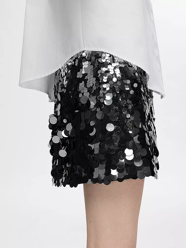 SELECTED FEMME Minirock SLFTANA silber