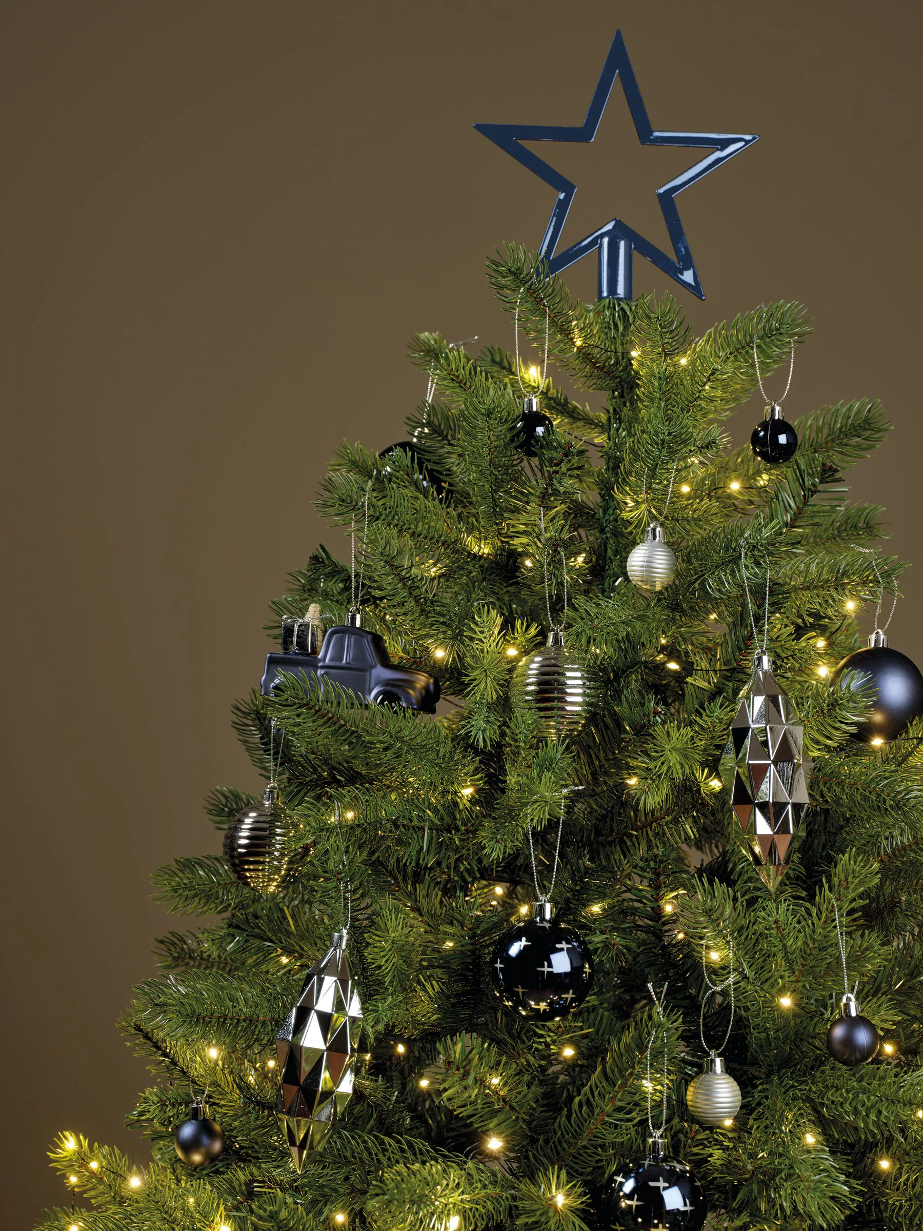 Decoris 67 Pieces onbreekbare Kerstmisboomversieringen en Kerstmisballen