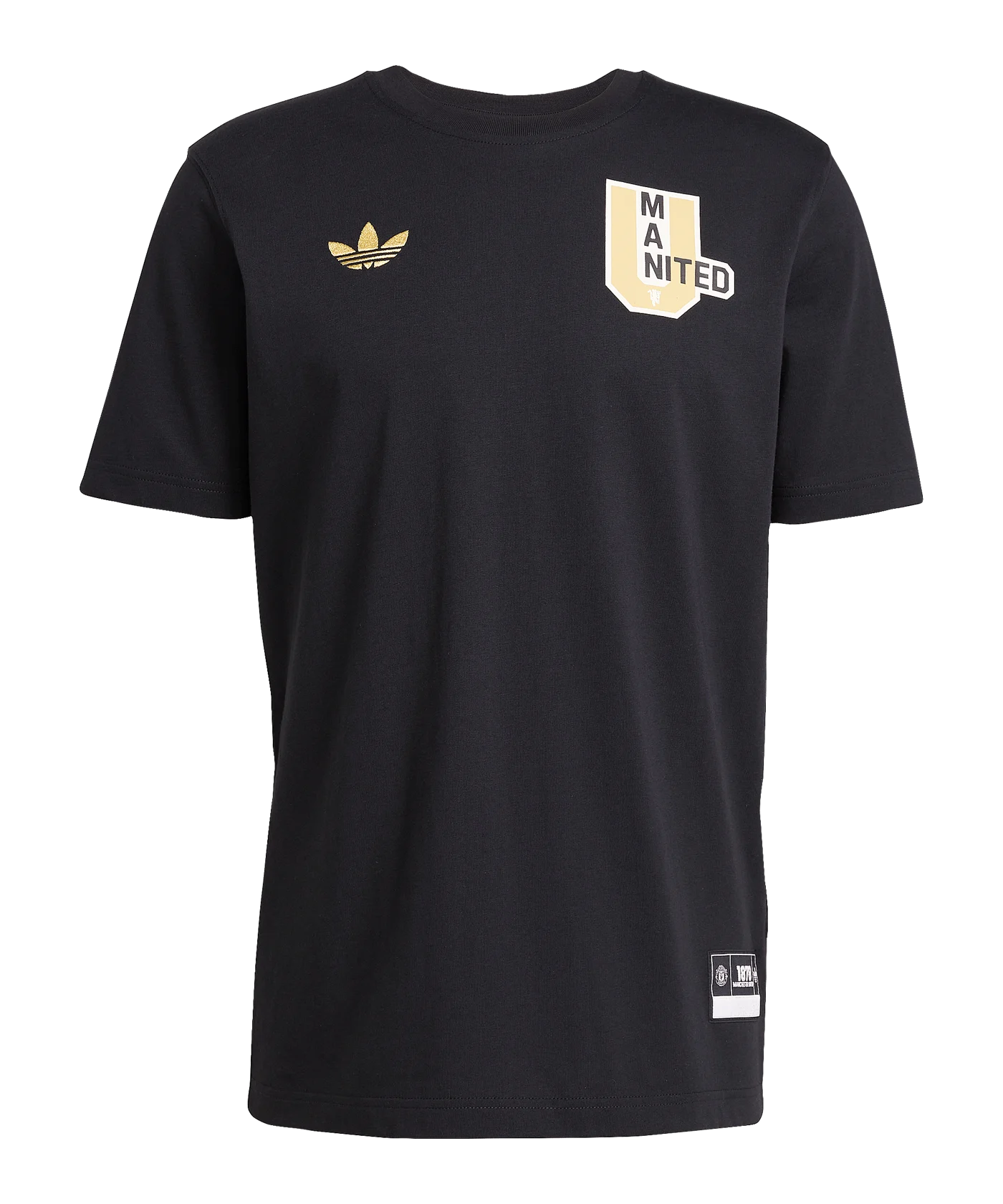 adidas Manchester United VRCT T-Shirt Schwarz