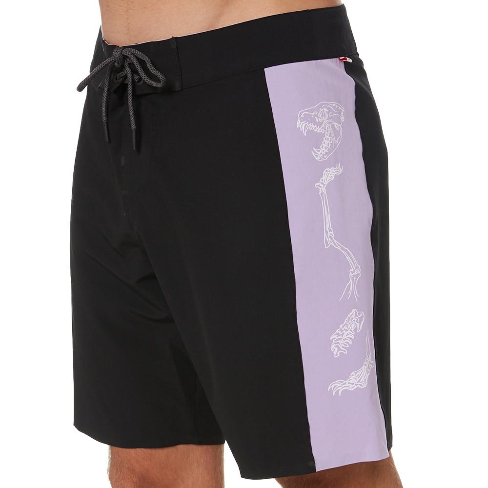 Globe Short de bain Noir/Violet Homme Globe Dion Agius