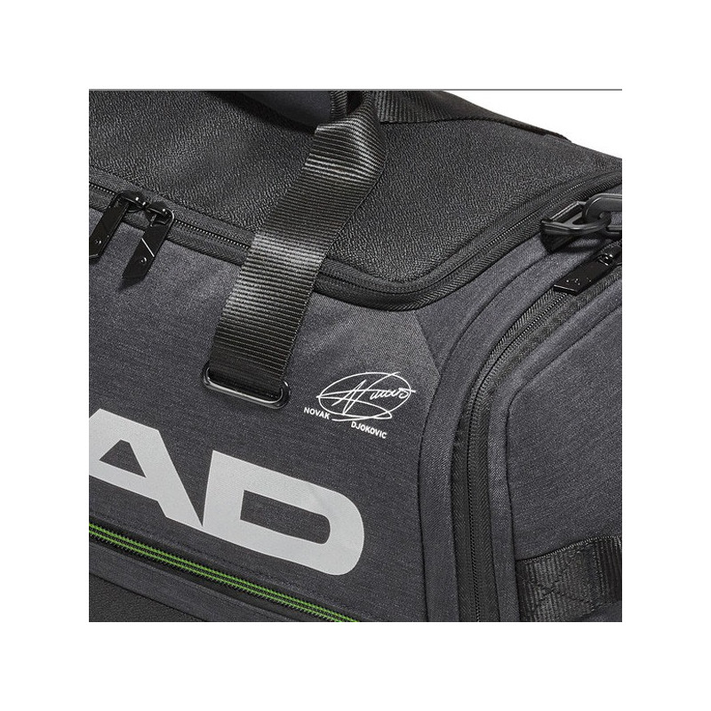 Sac de tennis Head Djokovic Duffle Court (noir)