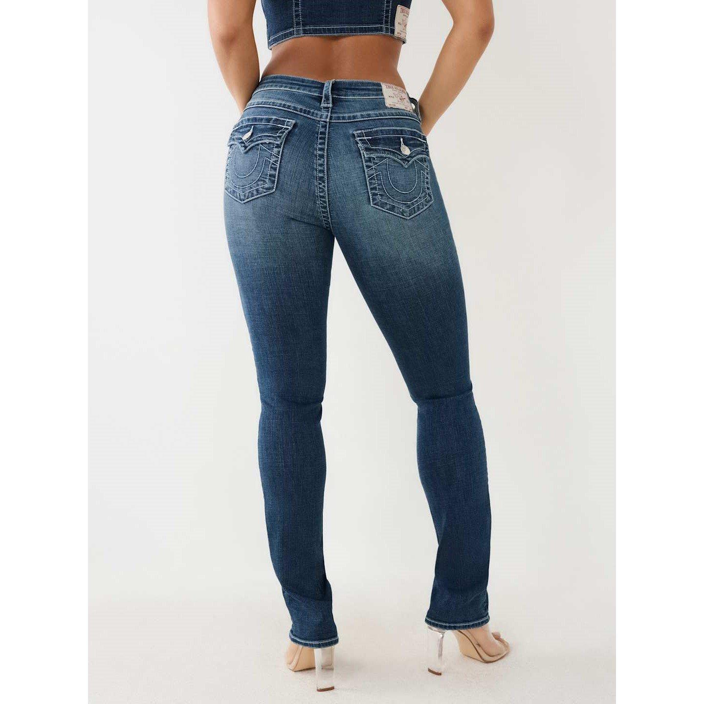 True Religion TR Crystal Lace Up Billie Jeans