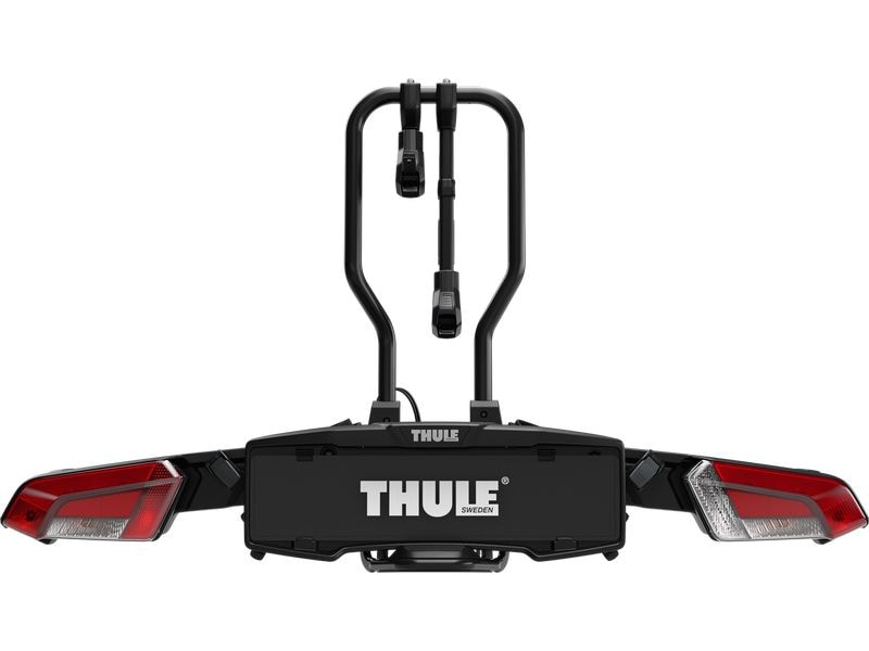 Thule Heckfahrradträger EASYFOLD 3 Schwarz 2-Bike 2-Fahrrad-Anhängerkupplung Fahrradträger