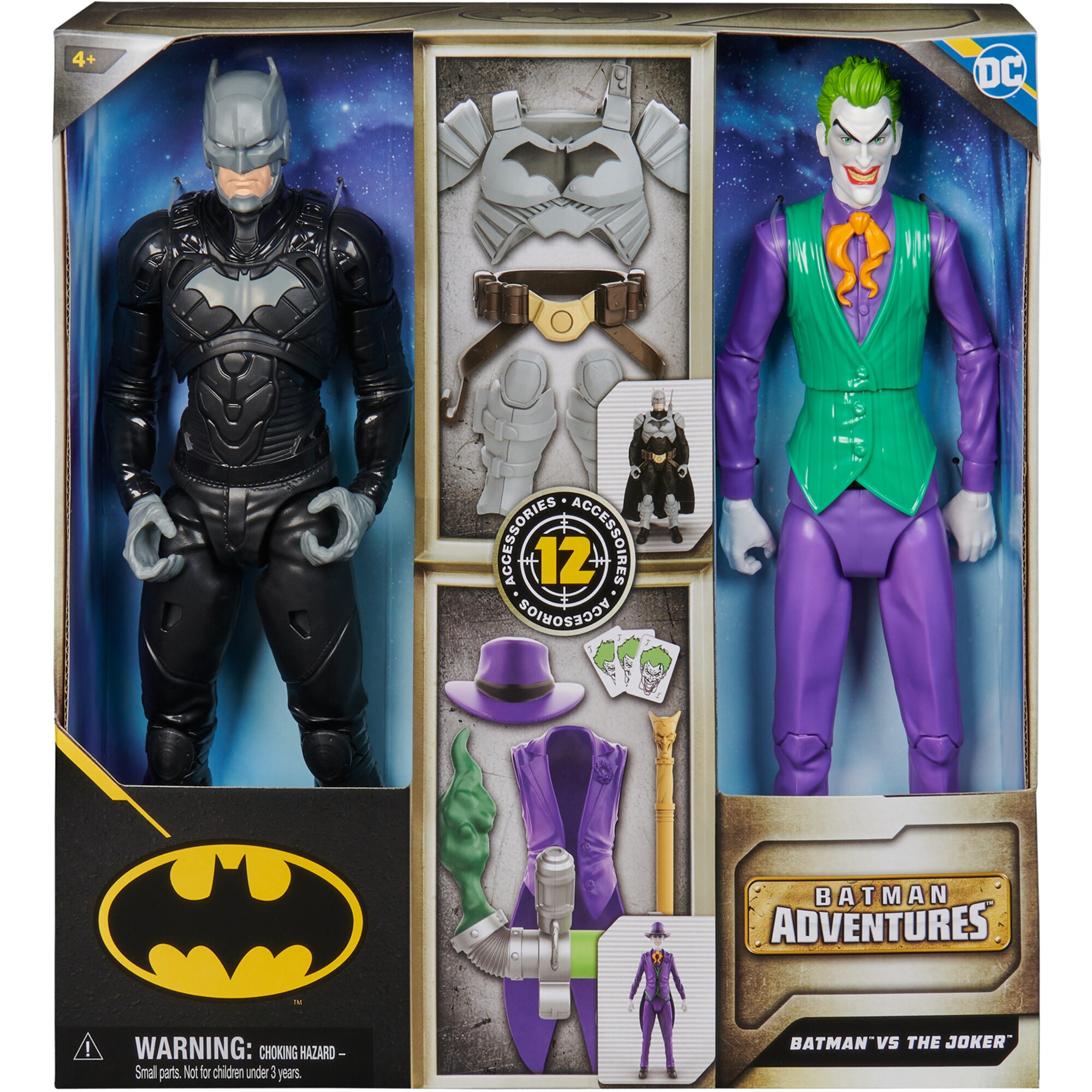 Spin Master Spielfigur Batman Adventures - Batman vs The Joker