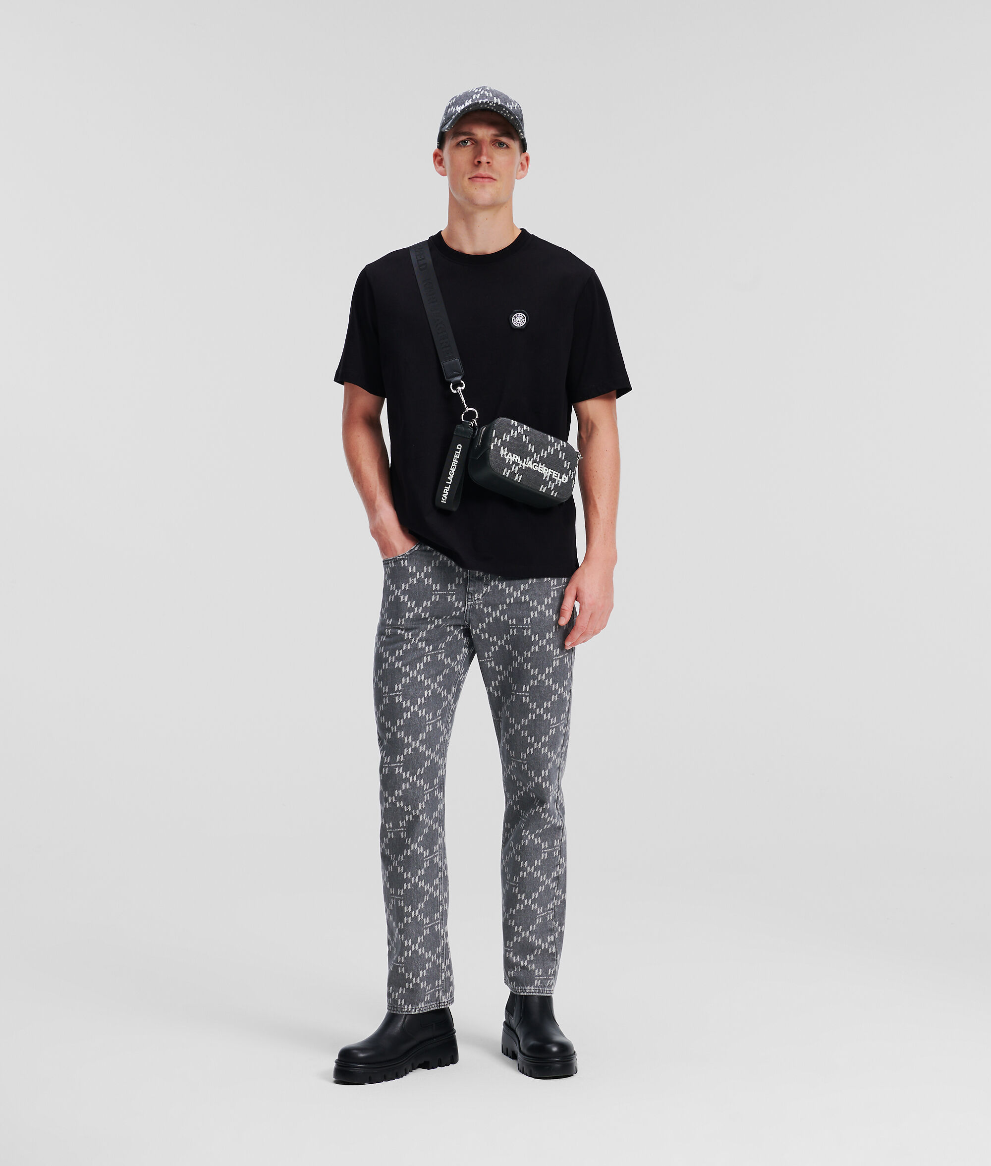 JEAN À MOTIF DIAMANT KL MONOGRAM