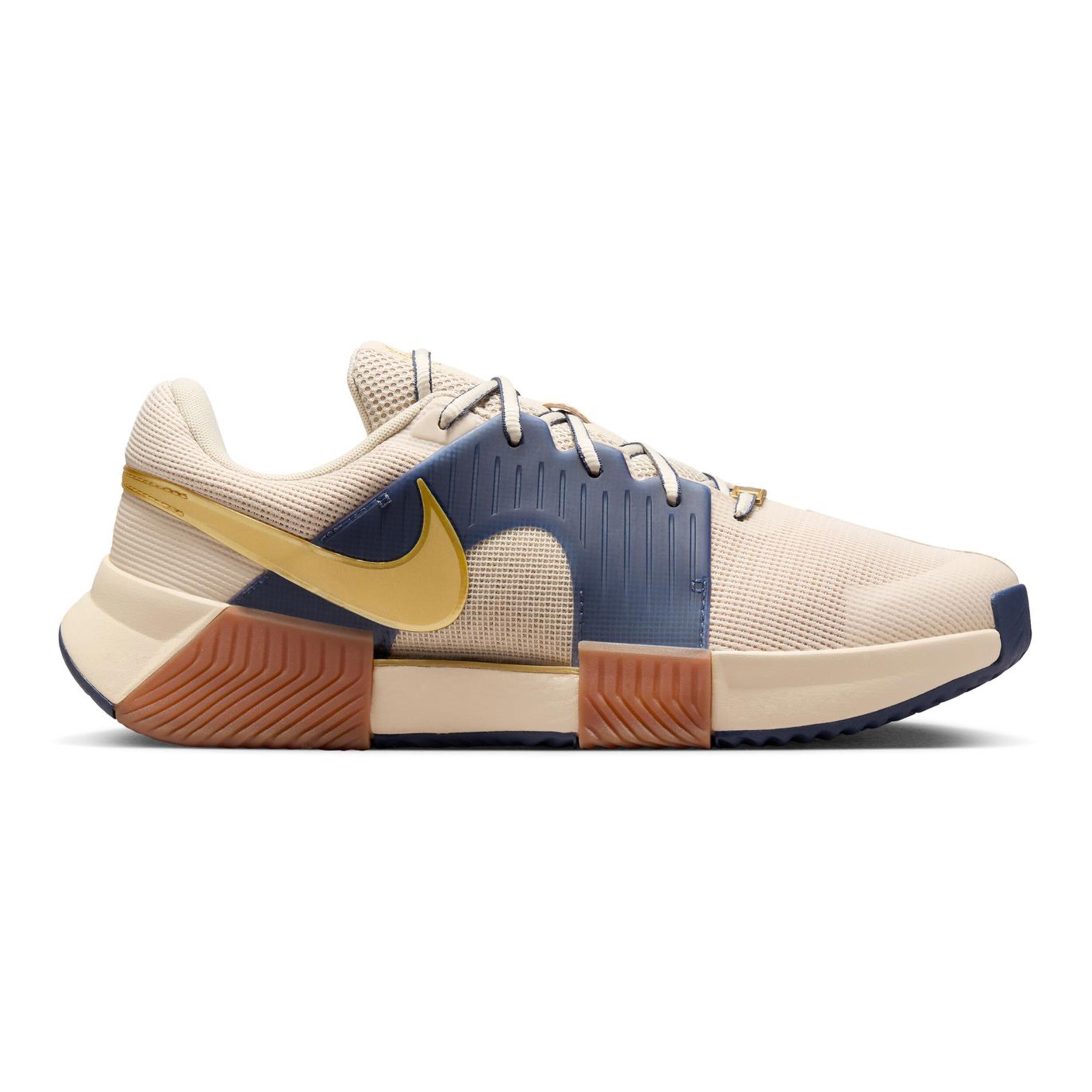 Nike Zoom GP Challenge 1 PRM Chaussure Terre Battue Hommes - Beige , Bleu Foncé