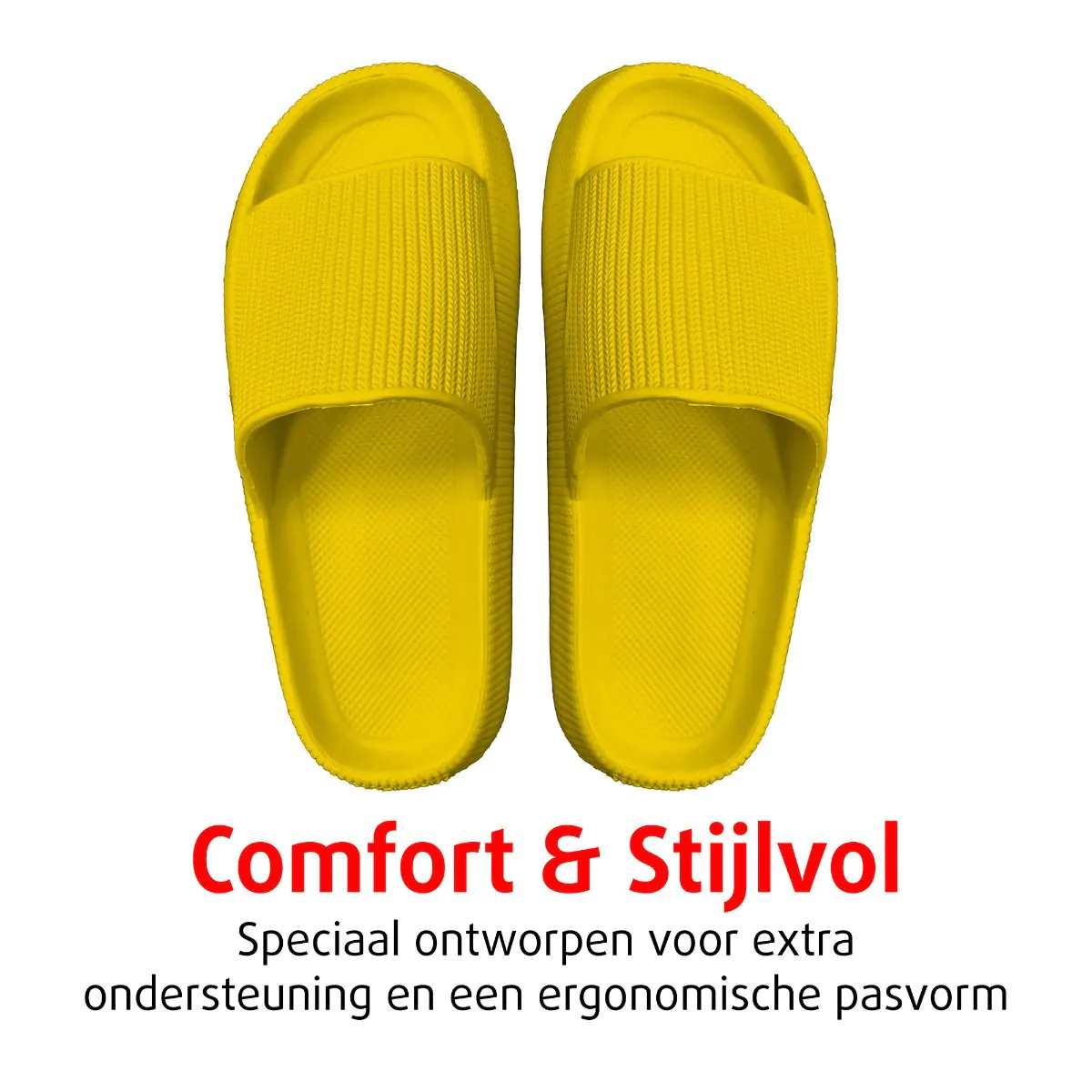 Orthopedische Zomer Badslippers (Geel)