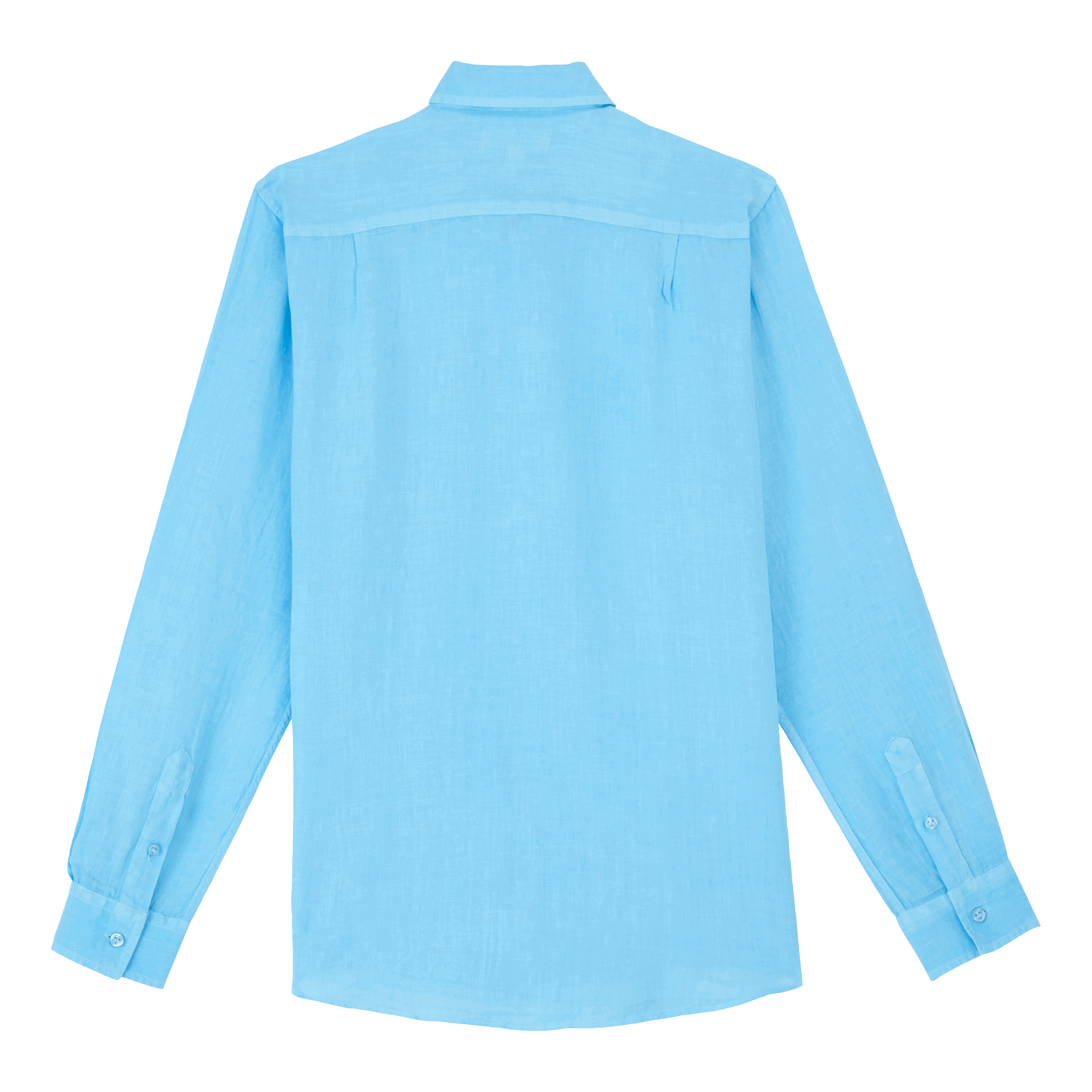 Chemise en lin homme unie
