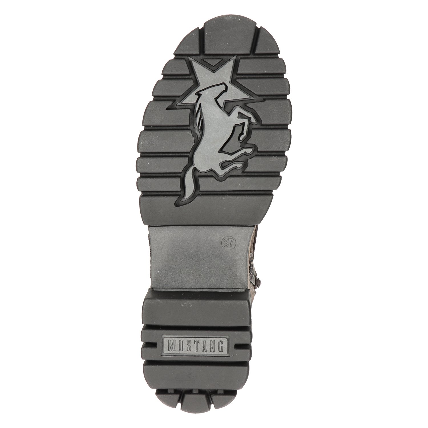 dames veterboot Mustang Grijs