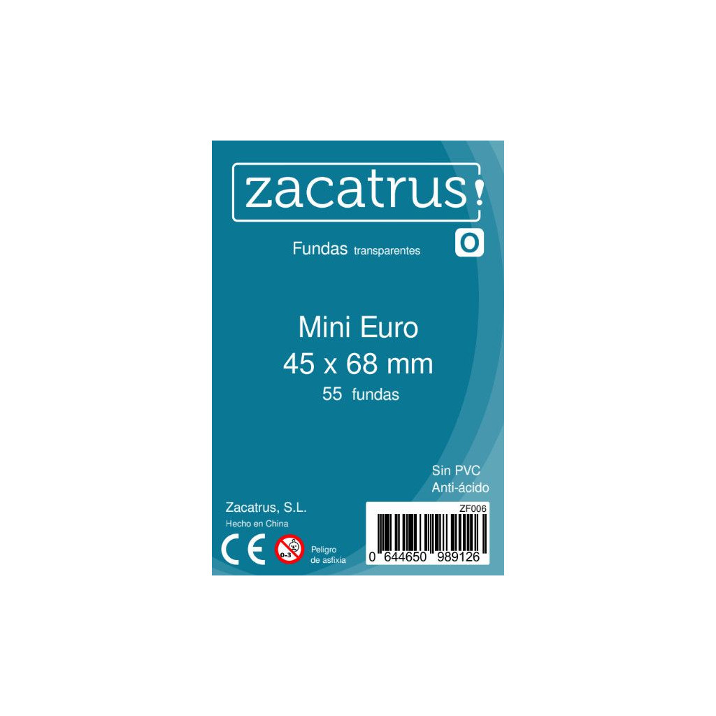 Protège-cartes Zacatrus Mini Euro (45 x 68 mm)