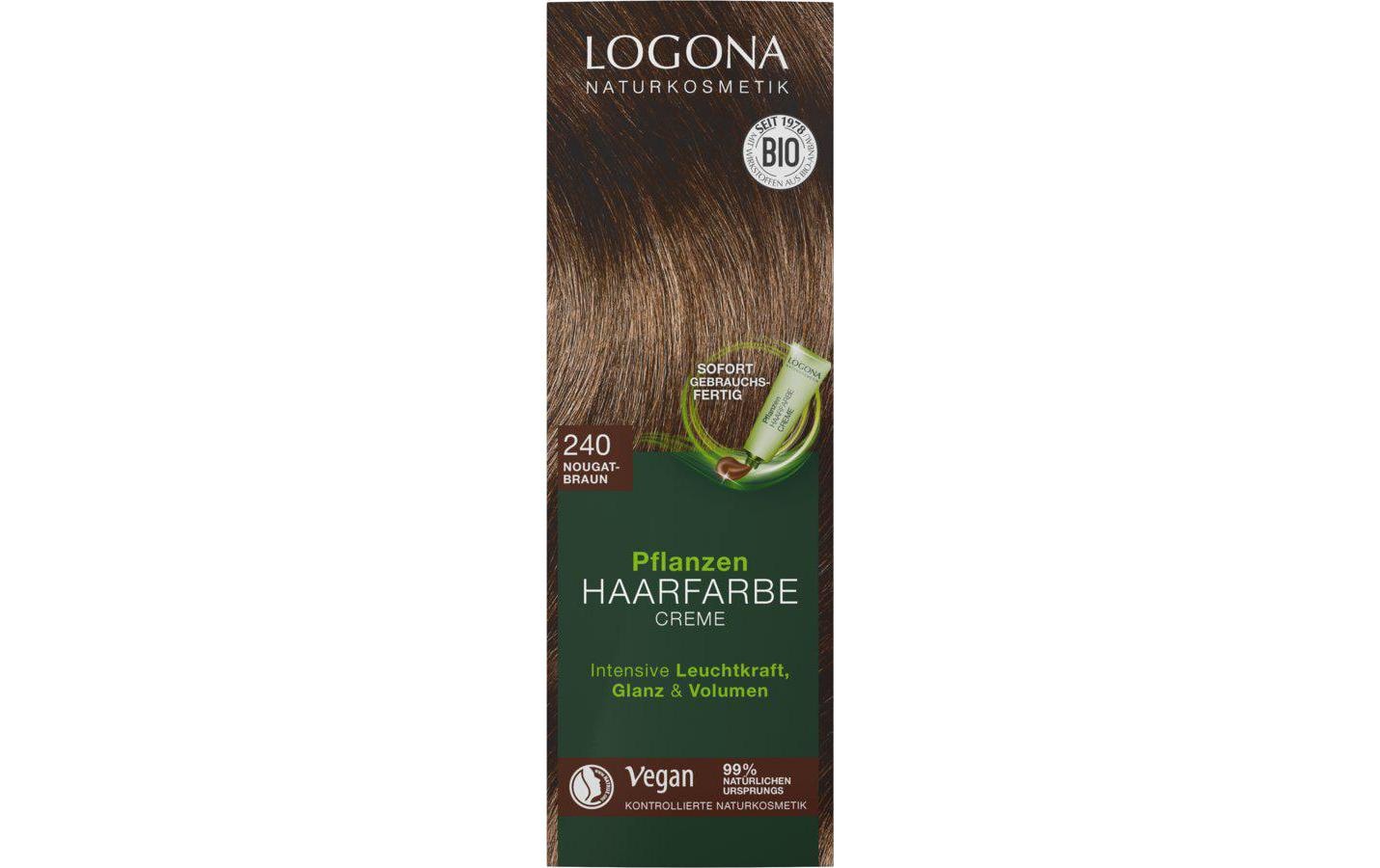 Haarcoloration PHF 240 Nougatbraun 150 mlHaarfarbe-Creme natürlichen Ursprungs