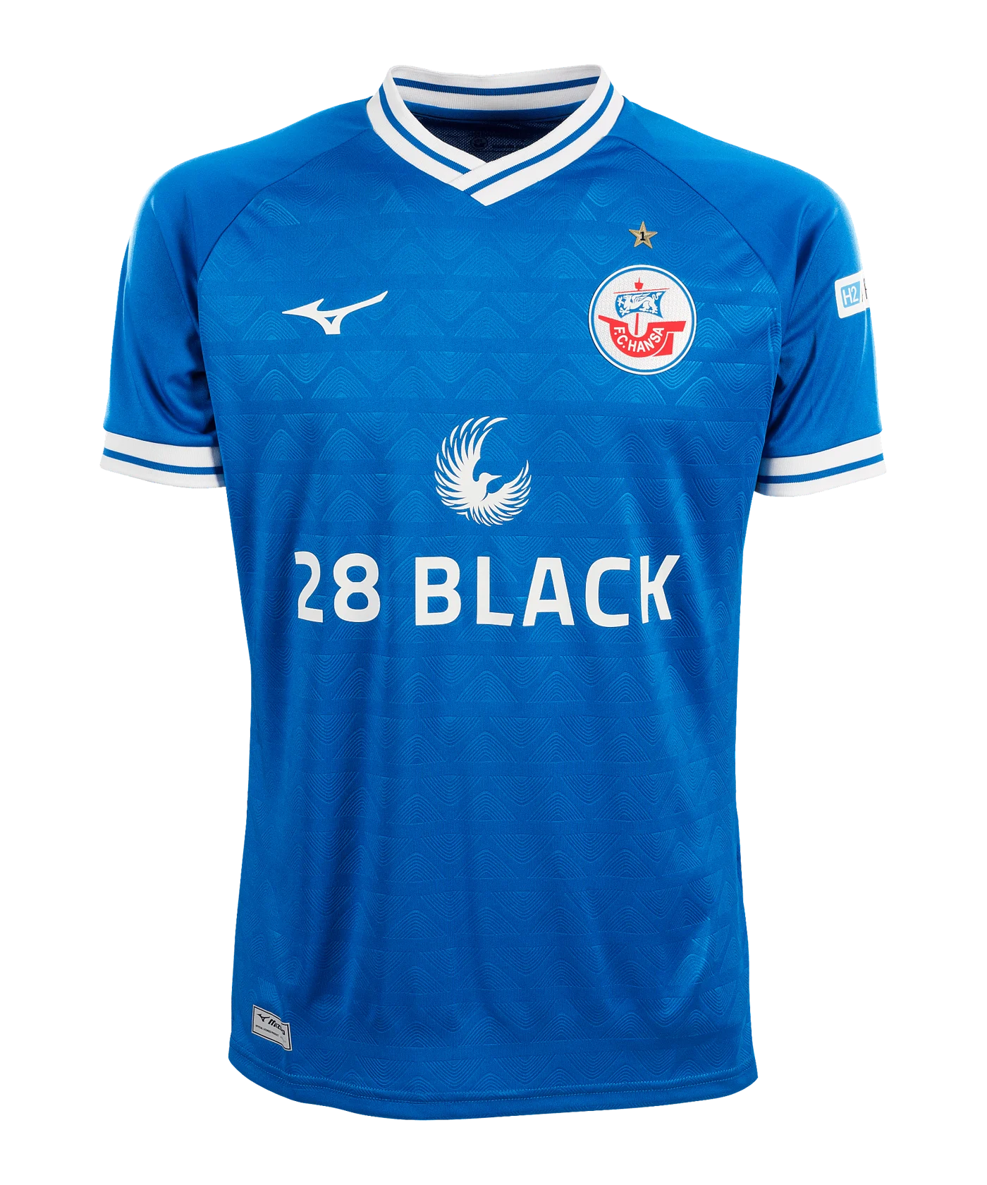 Mizuno Hansa Rostock Trikot Home 2024/2025 Kids Blau F22