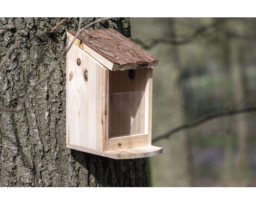 Eekhoornvoederstation dobar 115 x 168 mm bruin hout