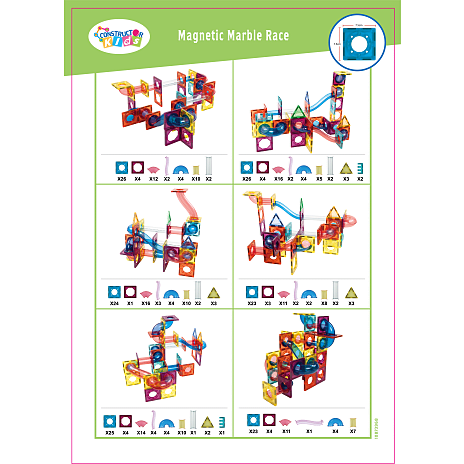 Constructor Kids magnetisk byggesæt 75 dele