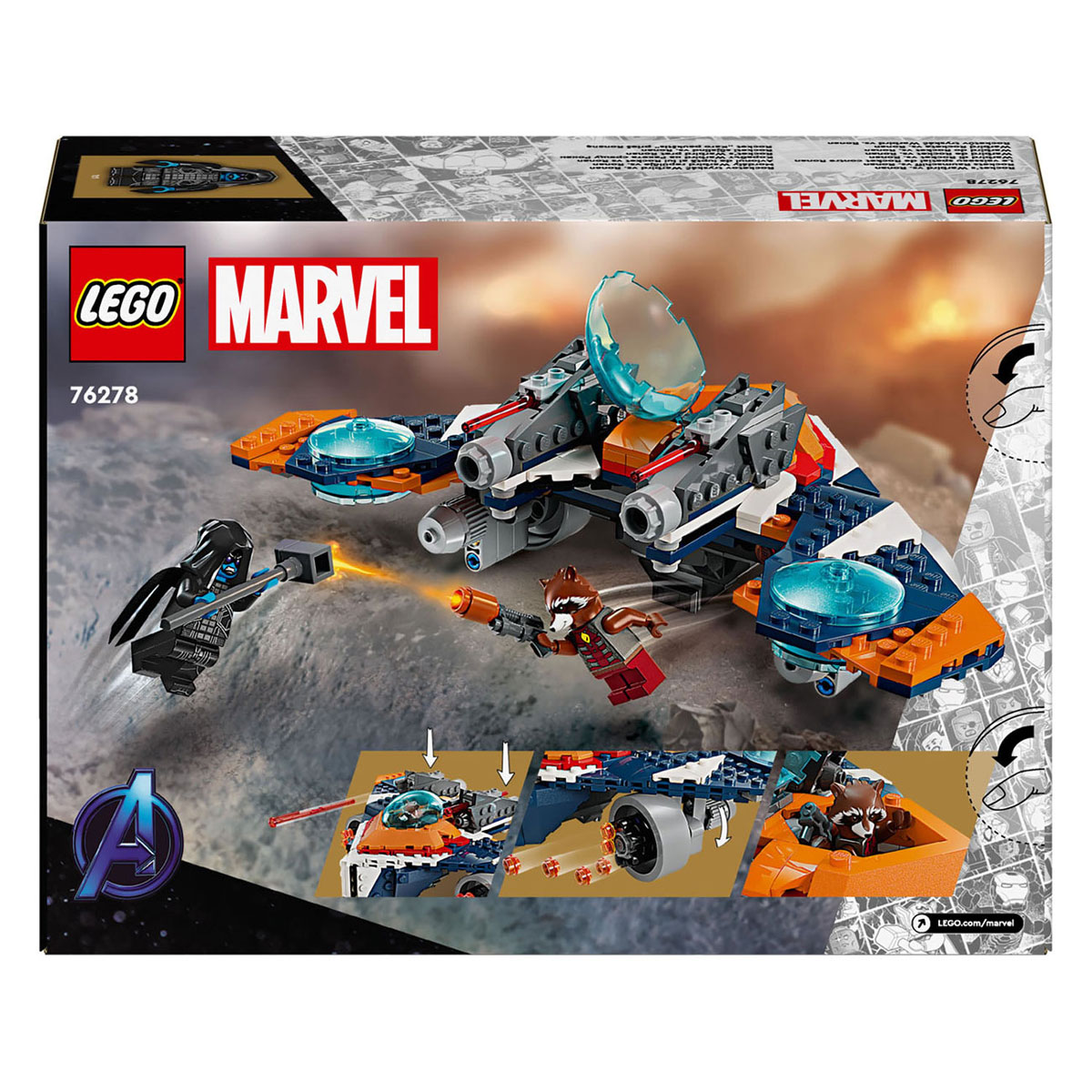 LEGO Super Heroes 76278 Rockets Warbird vs. Ronan