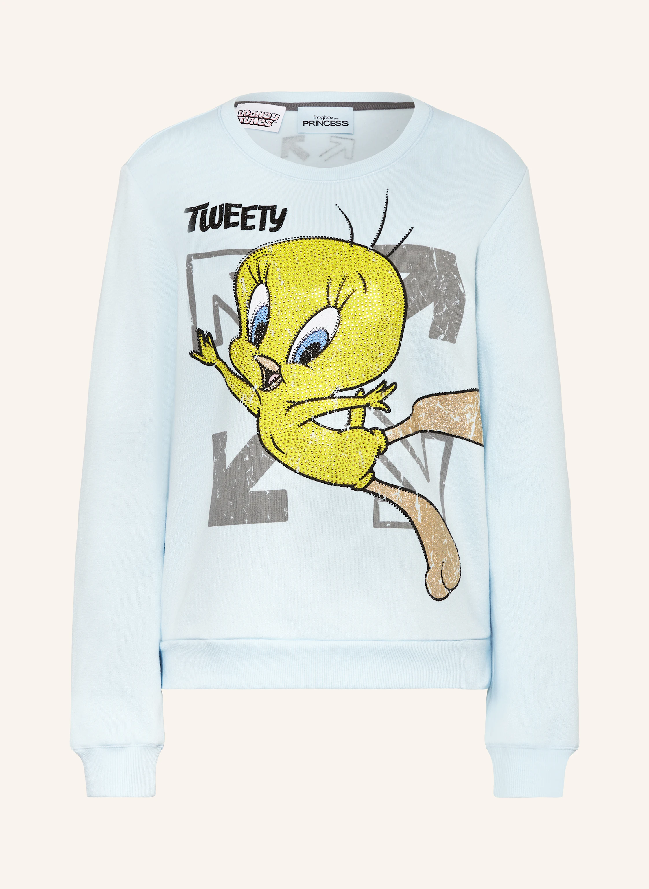 FrogBox Sweatshirt mit Schmucksteinen