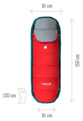 Sac de Couchage Enfant Lafuma Nunavüt Kid Rouge Unisex