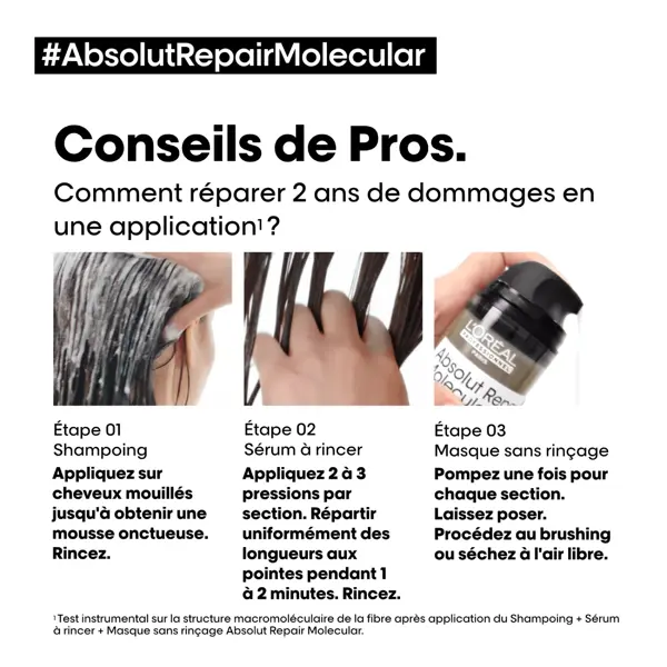 L'Oréal Professionnel Serie Expert Absolut Repair Shampoo Molecular 500ml