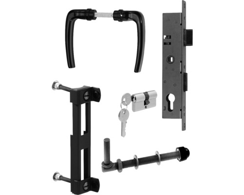 ALBERTS accessoireset voor golfroosterhekken tot 1500 mm hoog, antraciet metallic