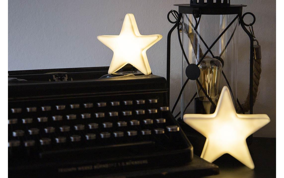 Motivlicht Shining Star Micro XS, WeissLED Dekorationsbeleuchtung- Stern