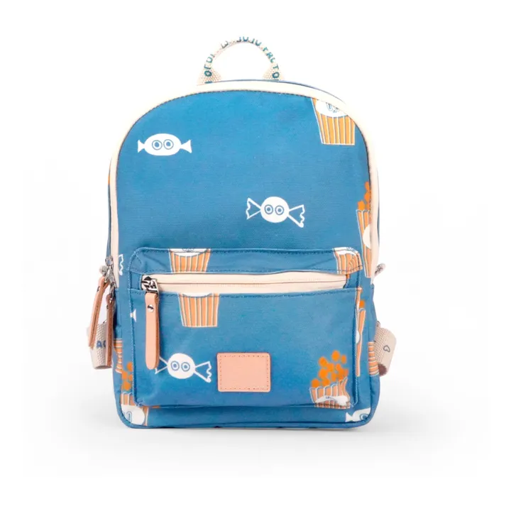 JOJO FACTORY Sac à Dos Baby Popcorn | Bleu