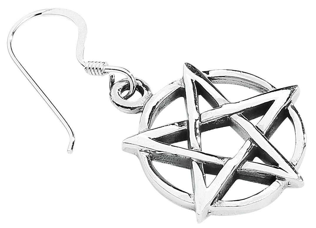 Silver Pentagram | Toltecs Amulet Boucles d'oreilles