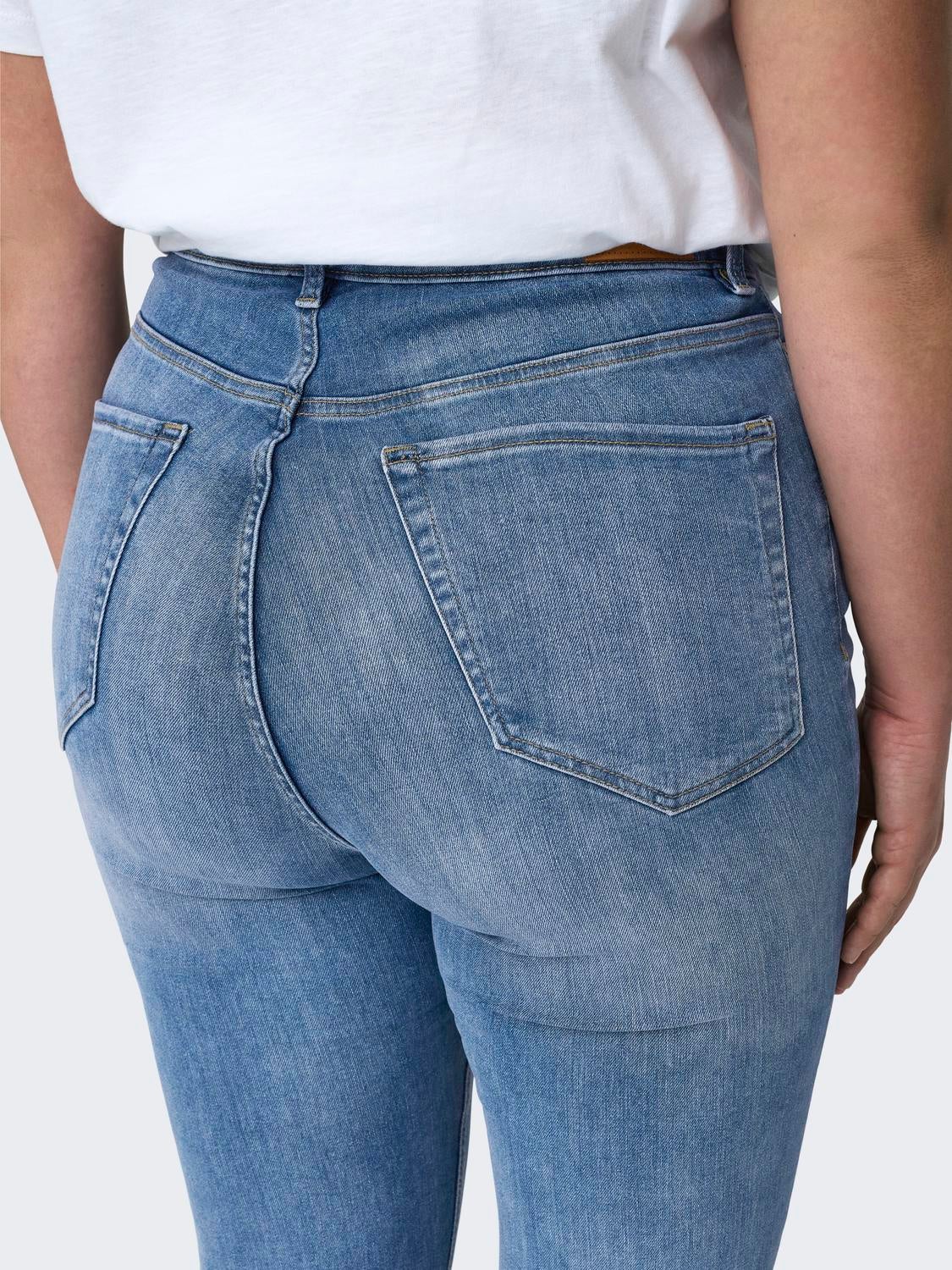 CAREMMY Skinny Fit Jeans Light Blue Denim