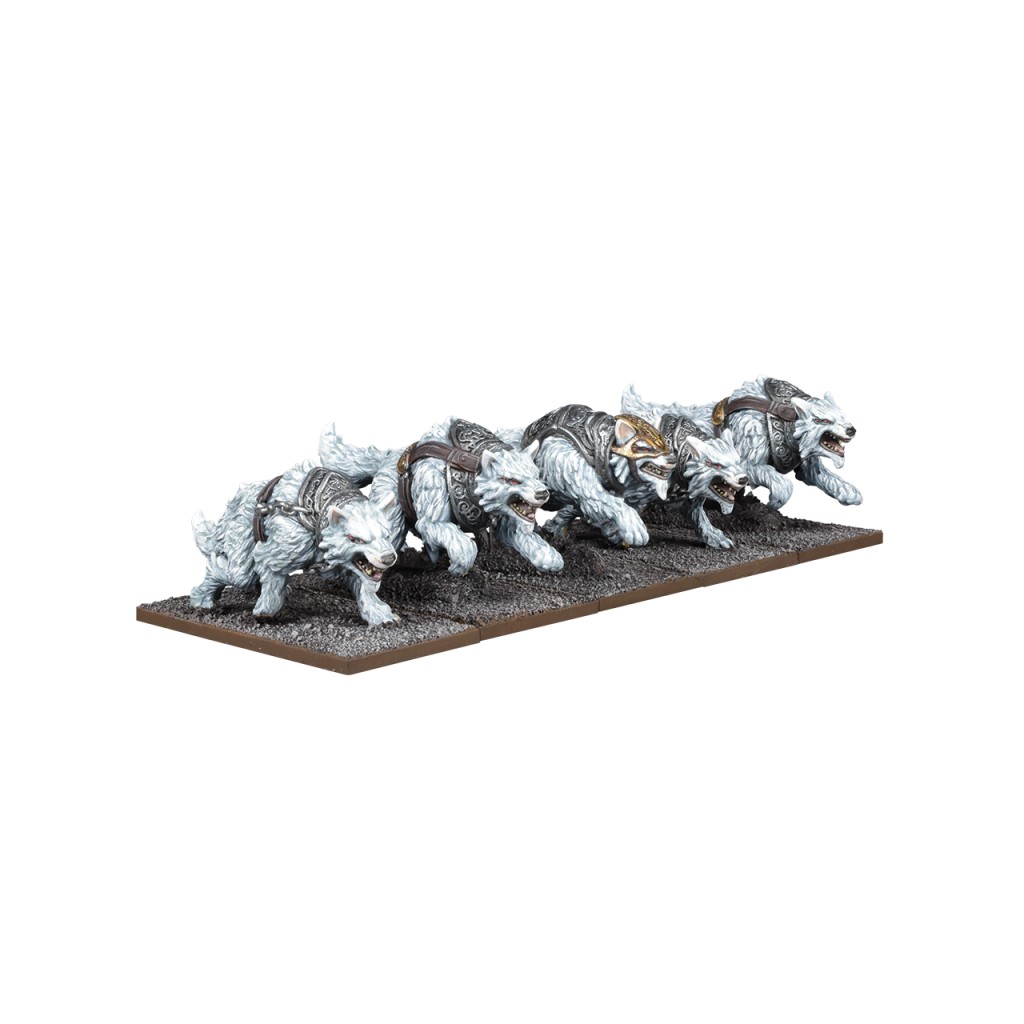 Kings of War - Alliance du Nord : Troupe de Loups de la Toundra