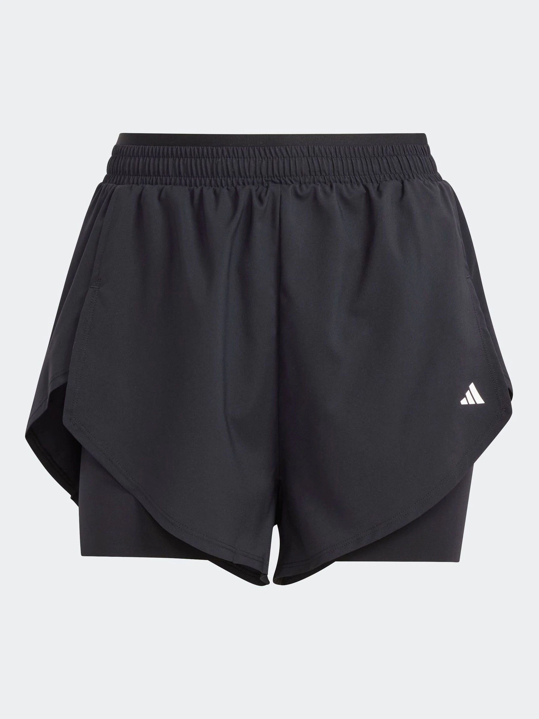 Zwart - Adidas 2-in-1 trainingsshort