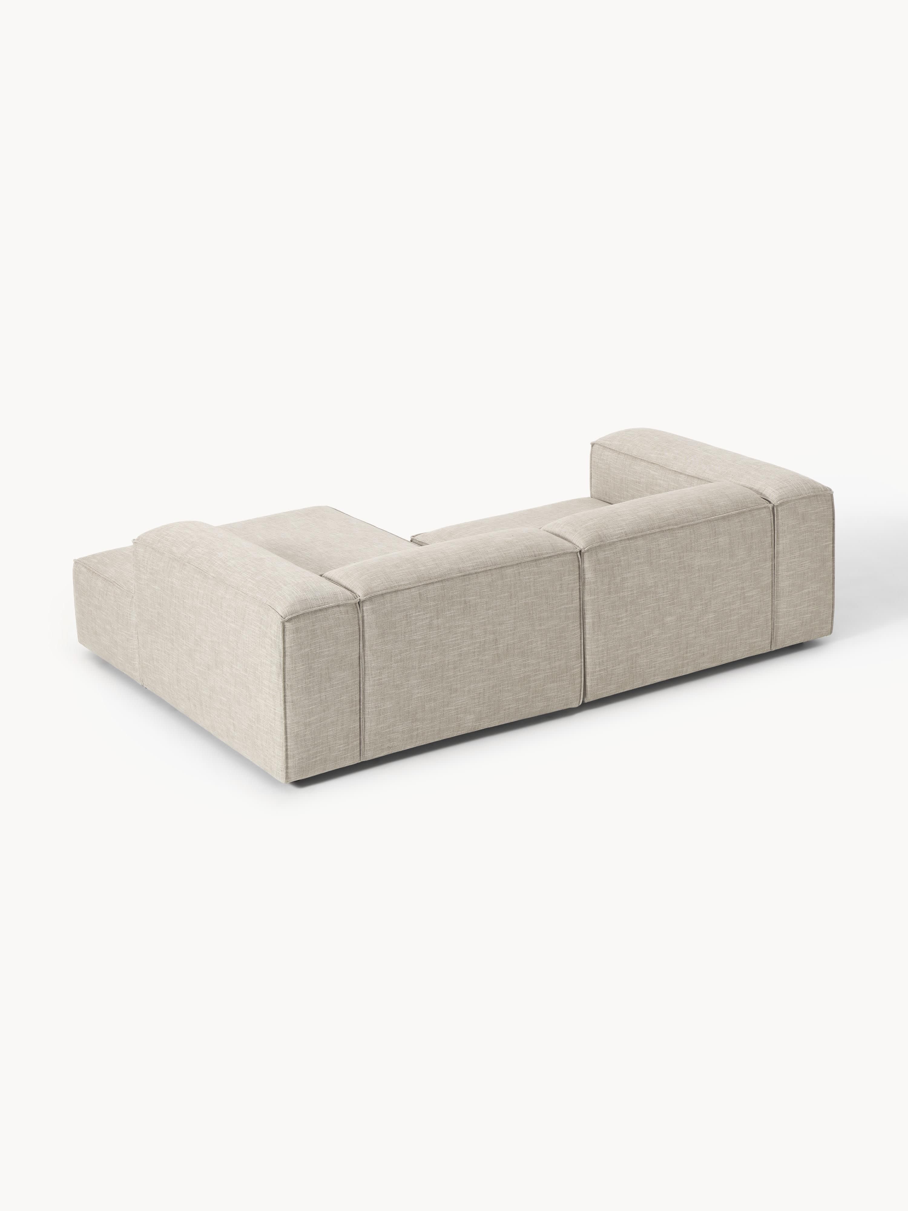 Modulaire hoekbank Lennon van linnenmix (2-zits)