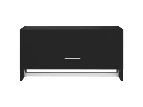 Porte manteau mural Noir 70x32,5x35