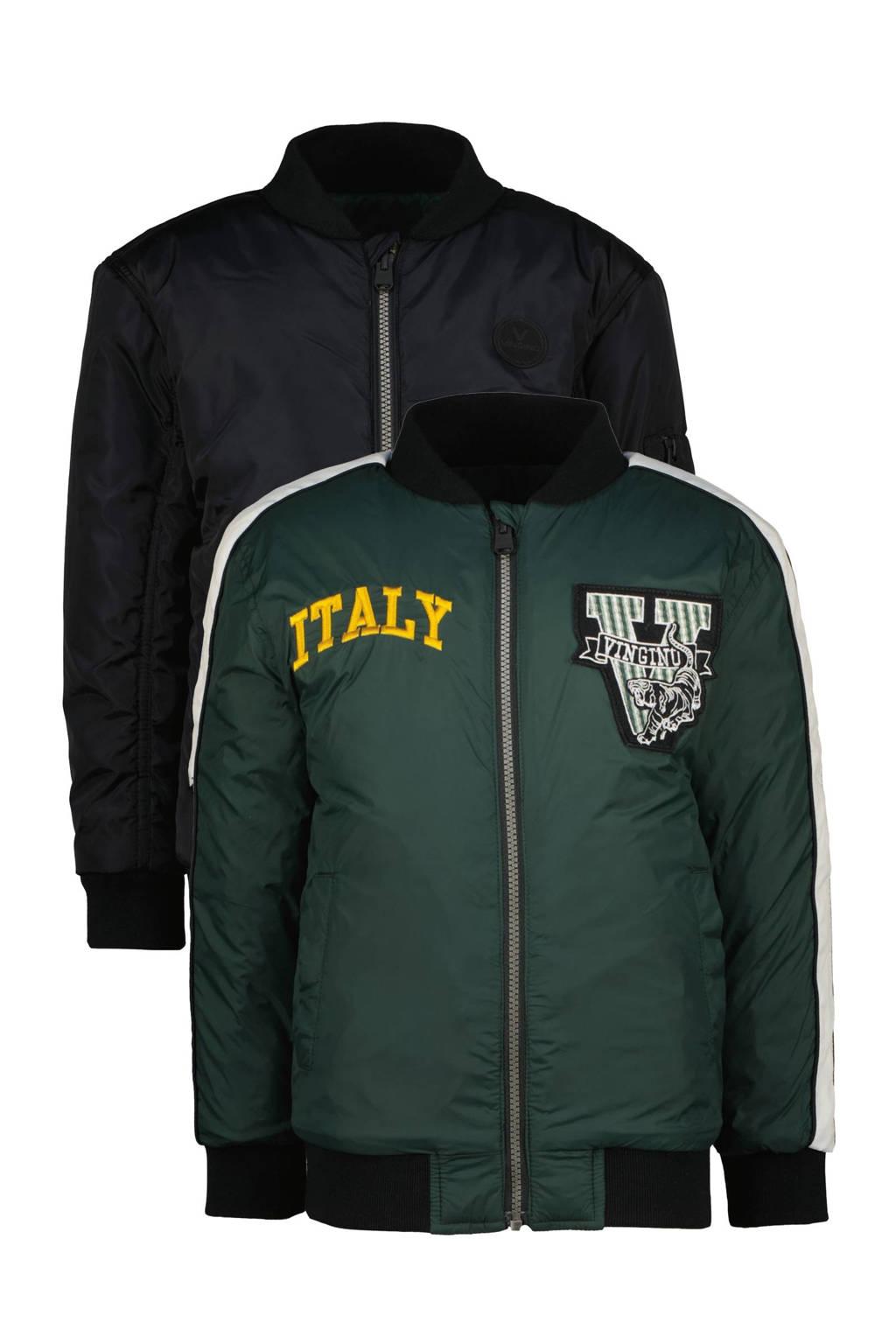Vingino reversible bomberjack winter Tate zwart